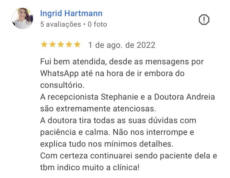 Depoimento de cliente