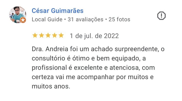 Depoimento de cliente